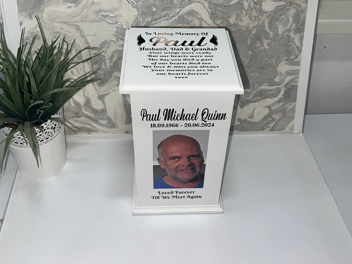Star In The Sky Casket With Photo