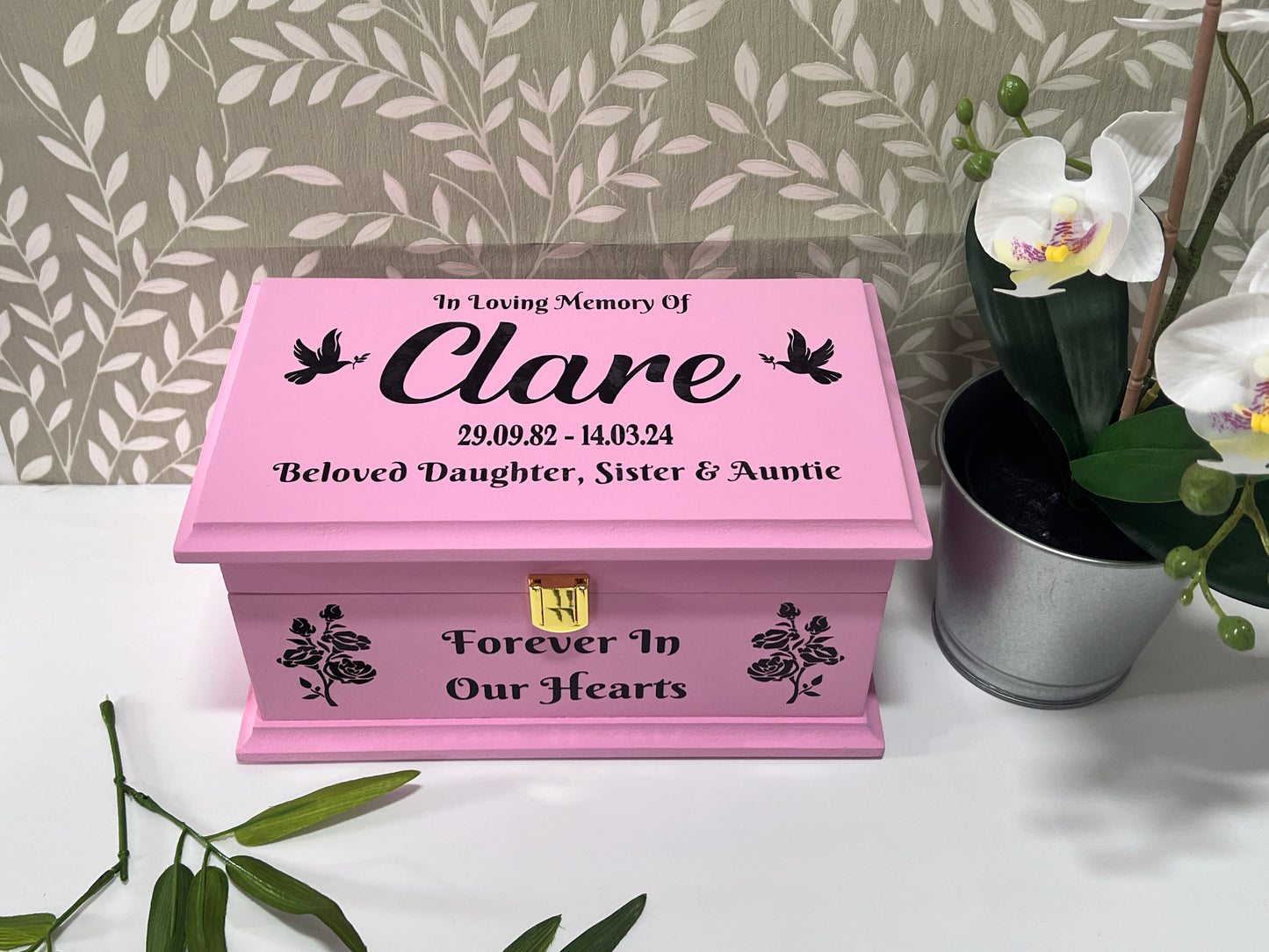 Part Ashes - Eternal Light Casket With Front Lock