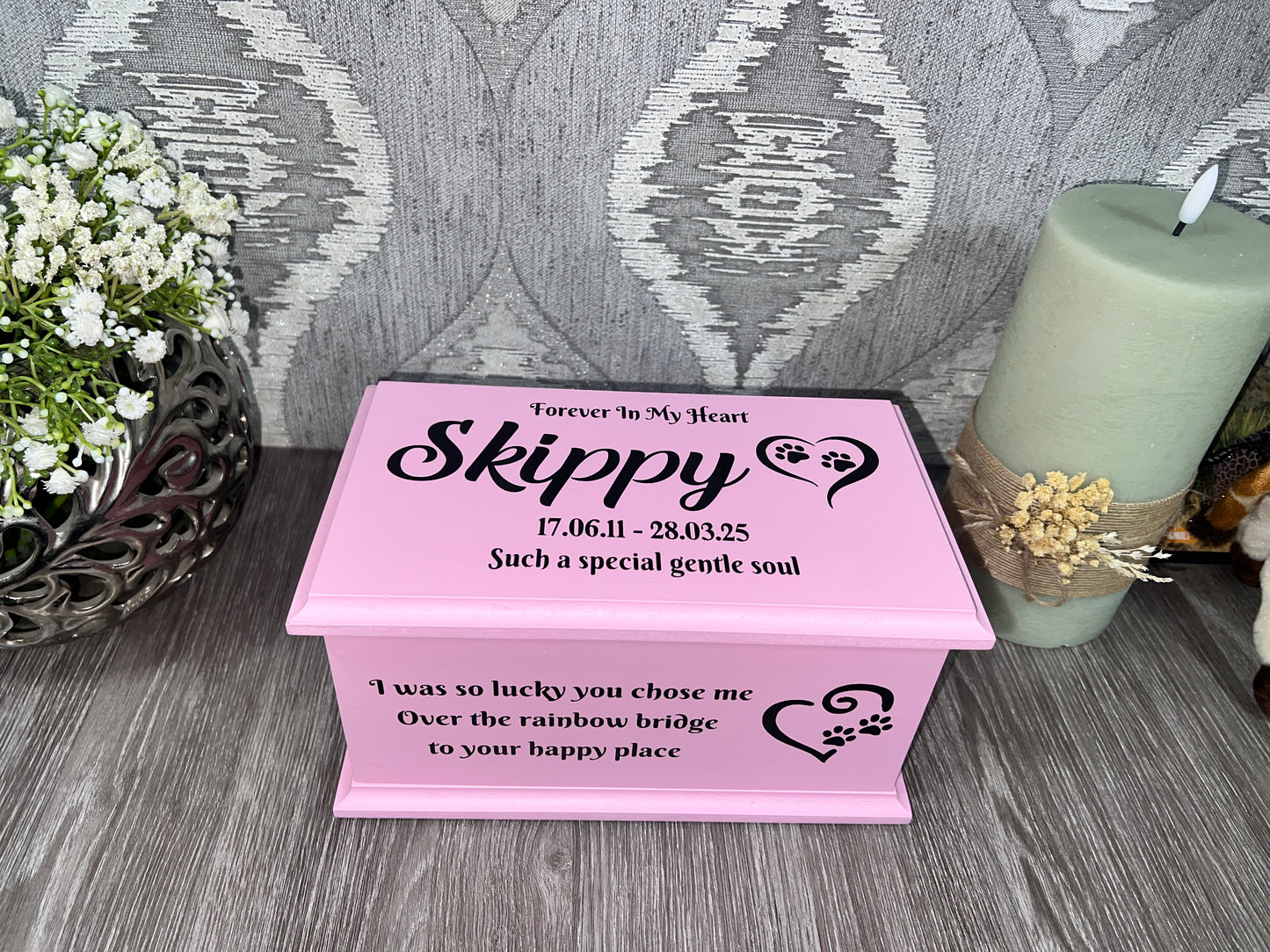 Peaceful Paws Casket