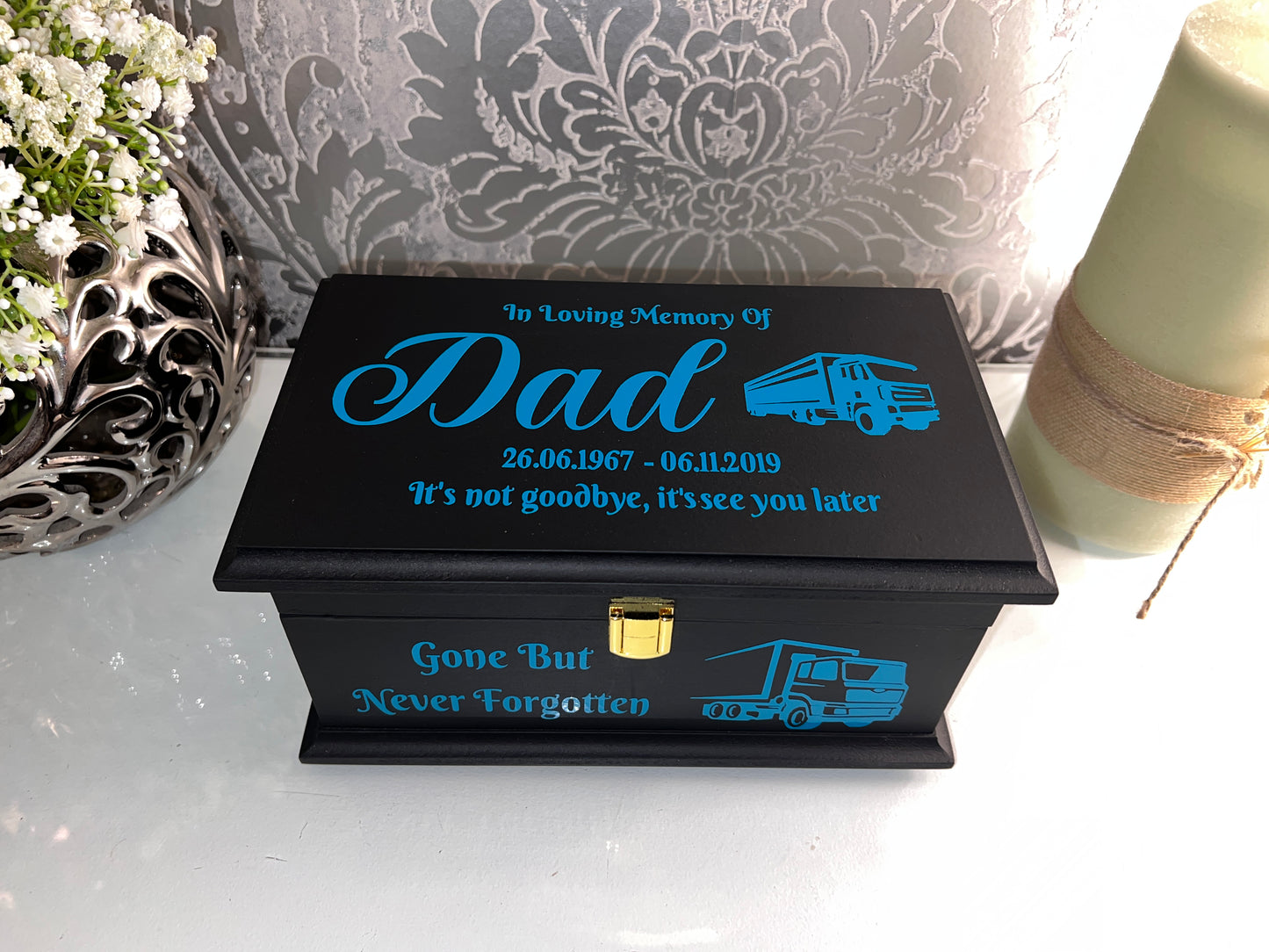 Part Ashes - Eternal Light Casket With Front Lock