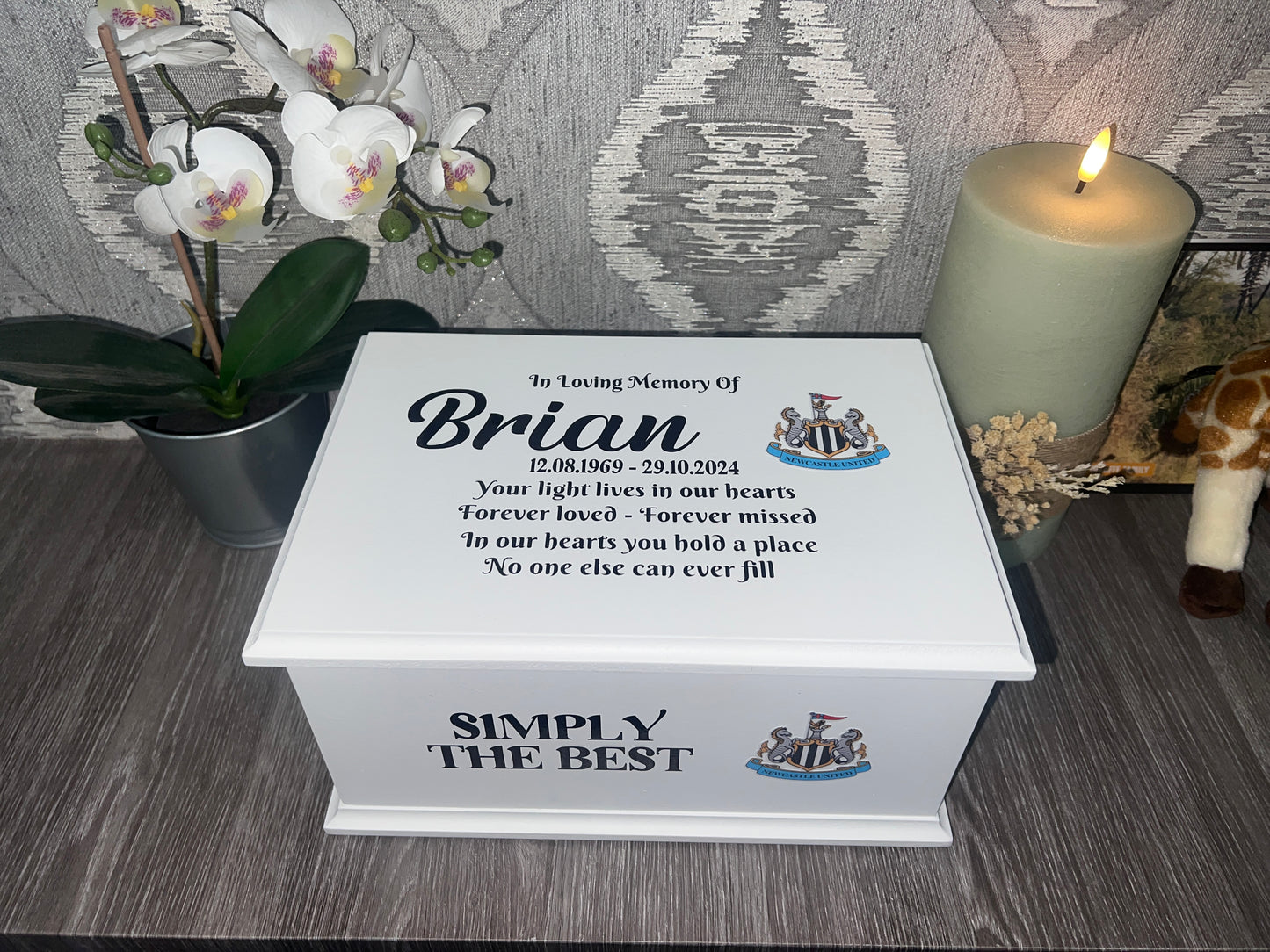 Sport Themed Casket