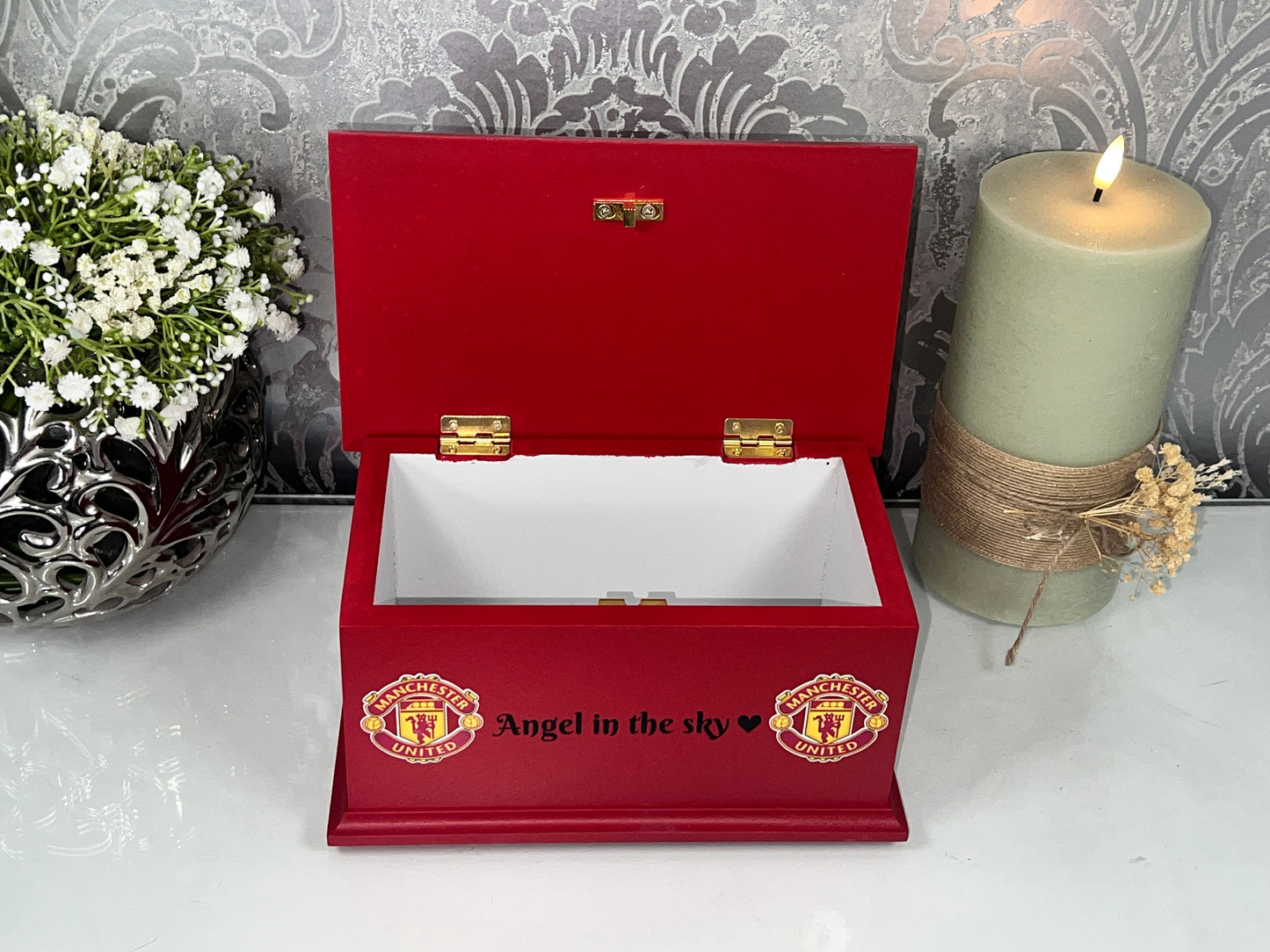 Part Ashes Football Themed Casket