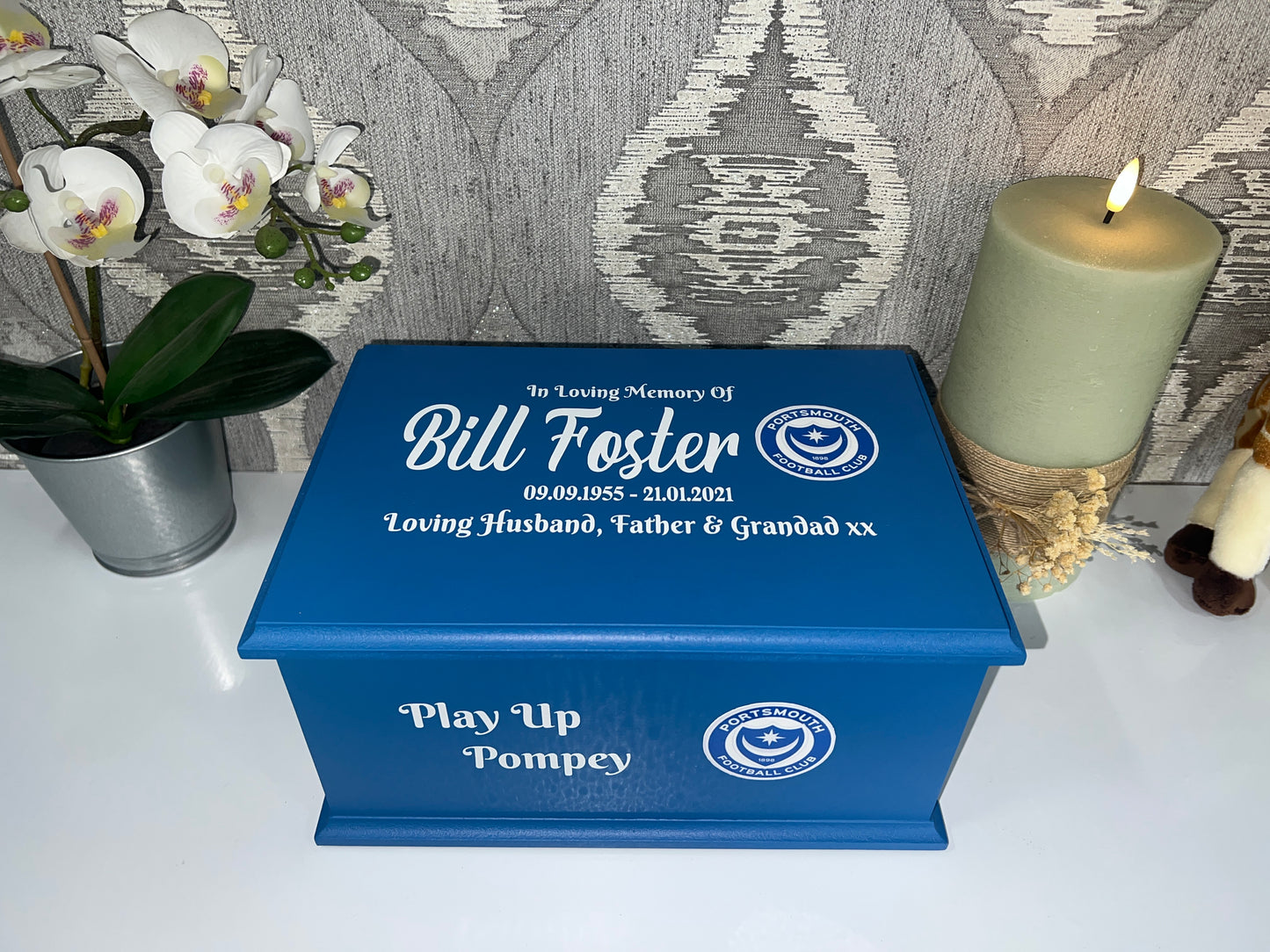 Sport Themed Casket