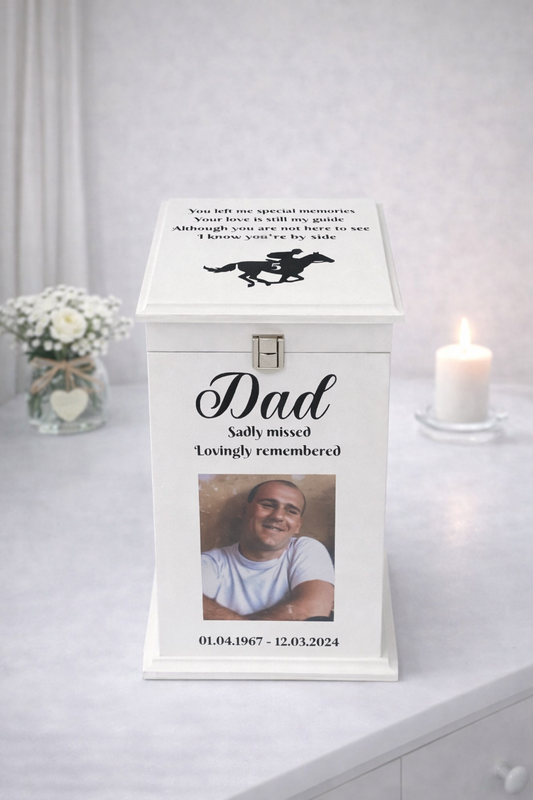 Star In The Sky Casket With Front Lock And Photo