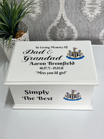 Newcastle United - Themed Casket