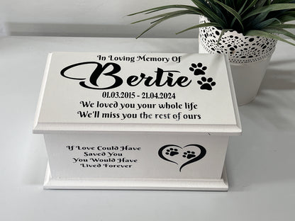 Peaceful Paws Casket
