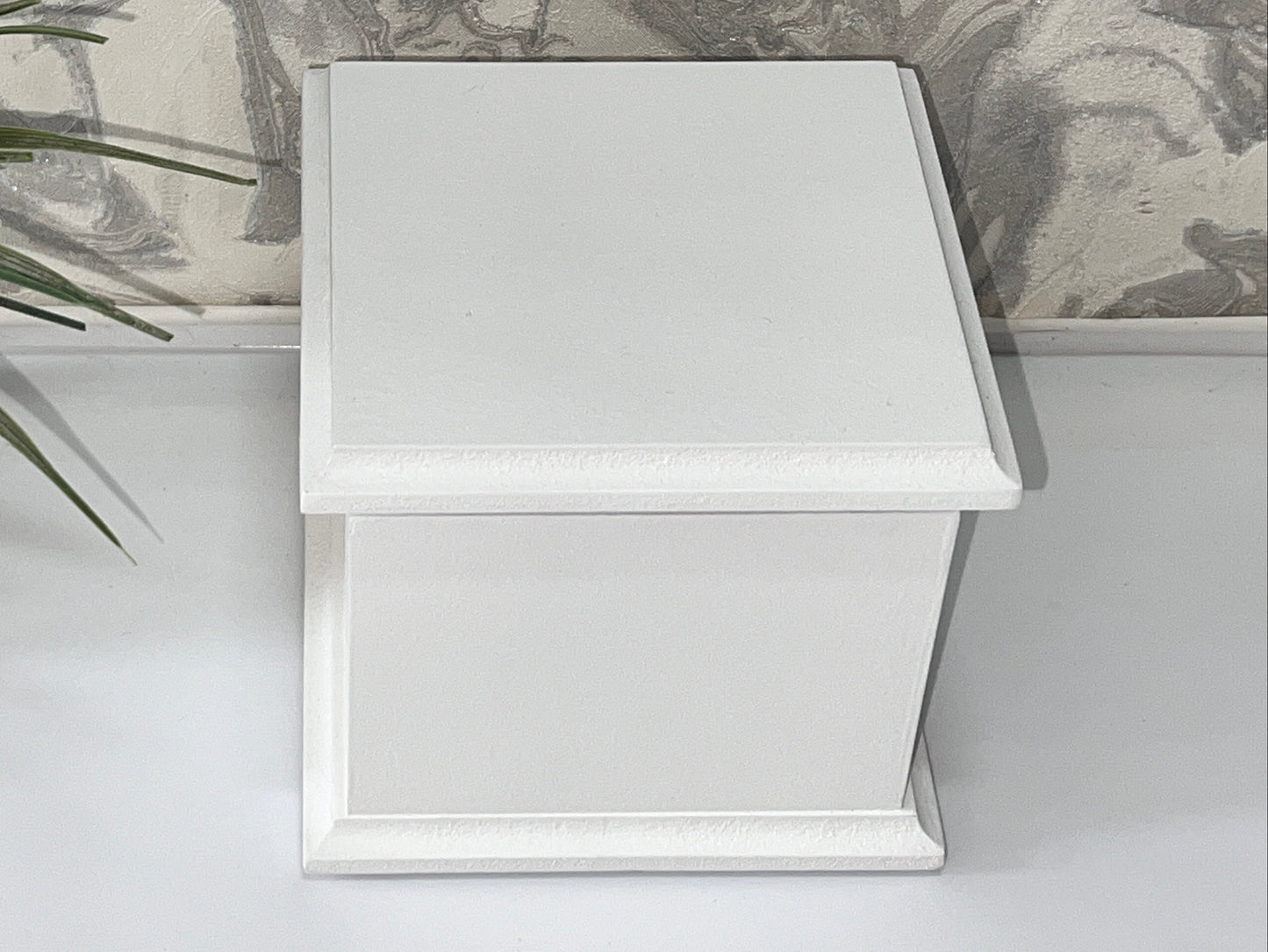 Small Plain Ashes Casket | Handmade Wooden Memorial Box