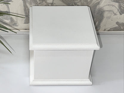 Small Plain Ashes Casket | Handmade Wooden Memorial Box