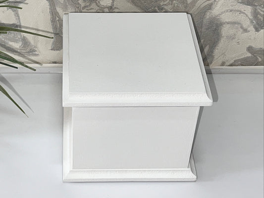 Small Plain Ashes Casket | Handmade Wooden Memorial Box