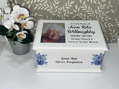 Kisses From Heaven Casket With Photo