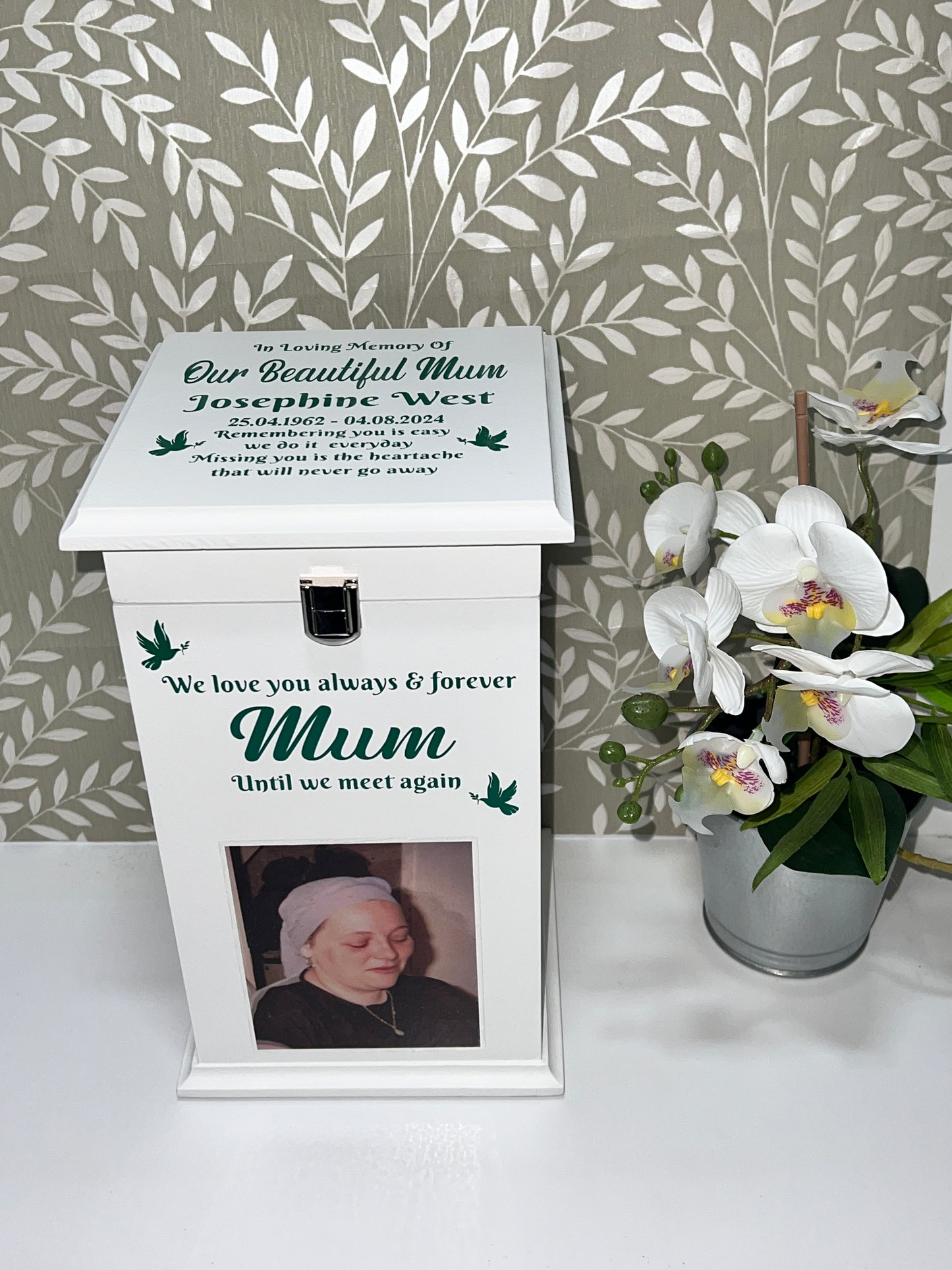 Star In The Sky Casket With Front Lock And Photo