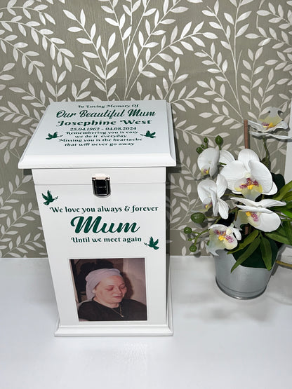 Star In The Sky Casket With Front Lock And Photo