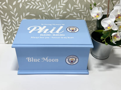 Manchester City - Themed Casket