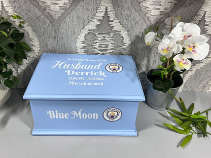 Manchester City - Themed Casket