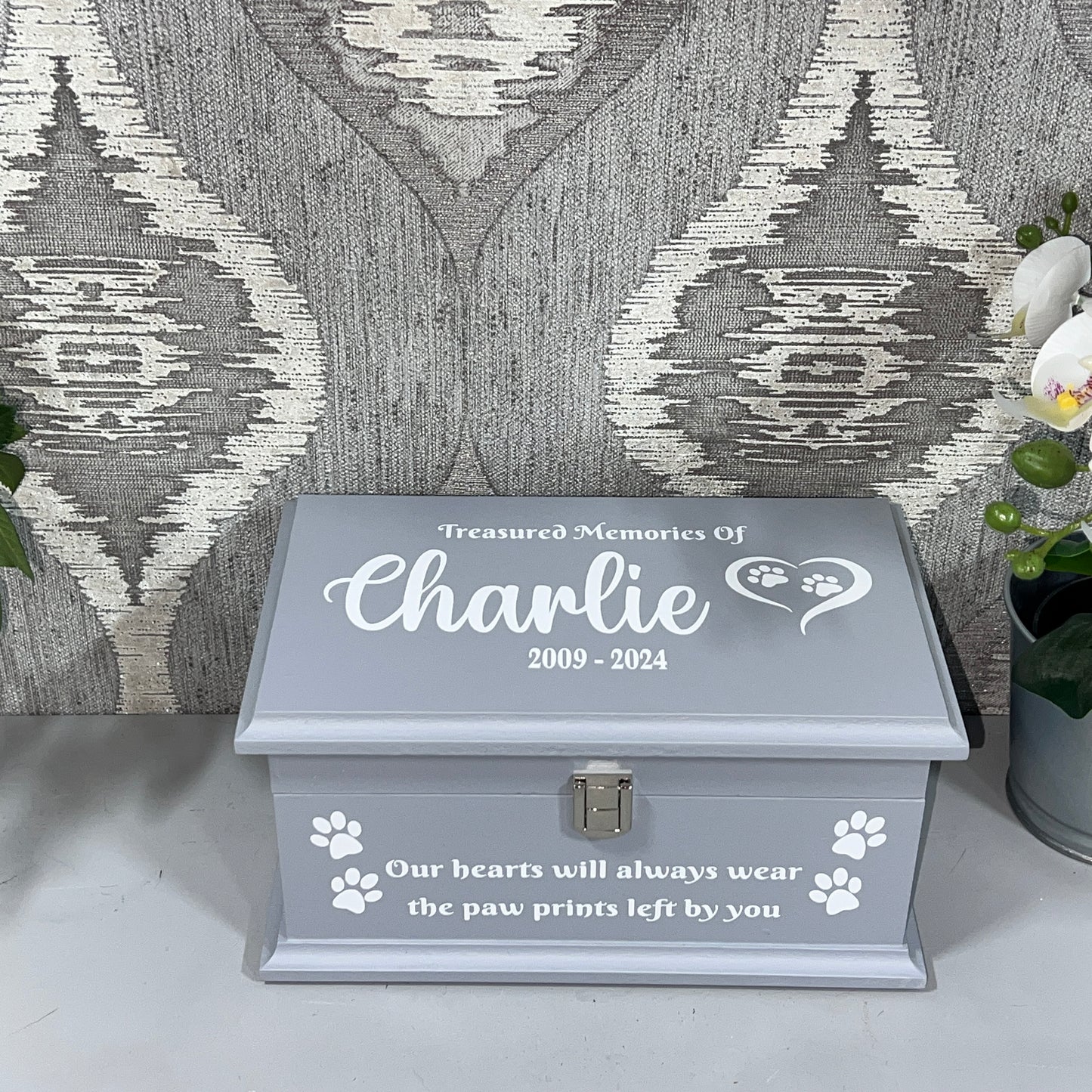 Peaceful Paws Casket With Front Lock