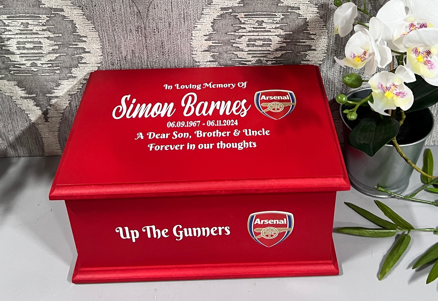 Arsenal - Themed Casket
