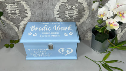 Peaceful Paws Casket With Front Lock