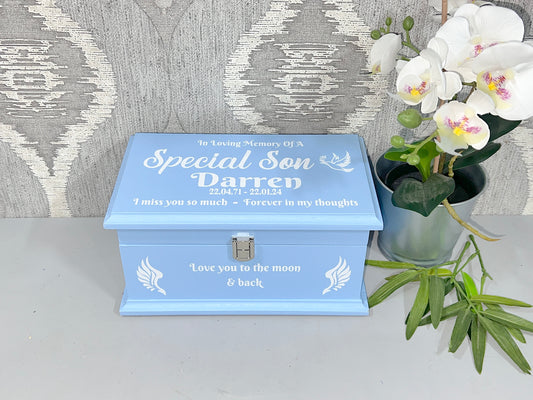 Part Ashes - Eternal Light Casket With Front Lock