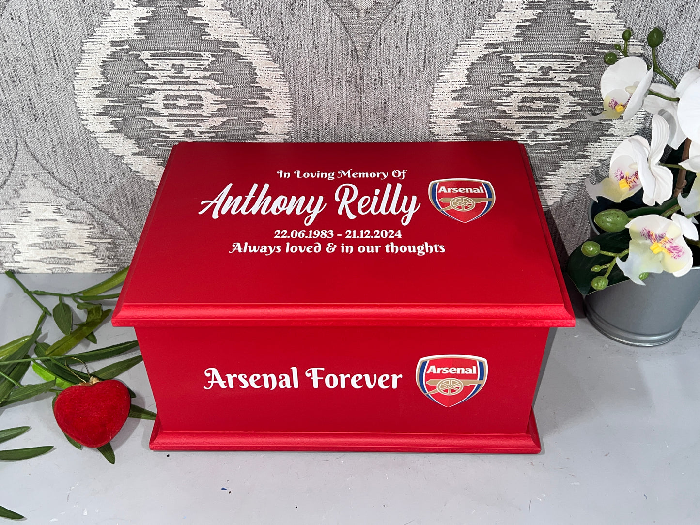 Arsenal - Themed Casket