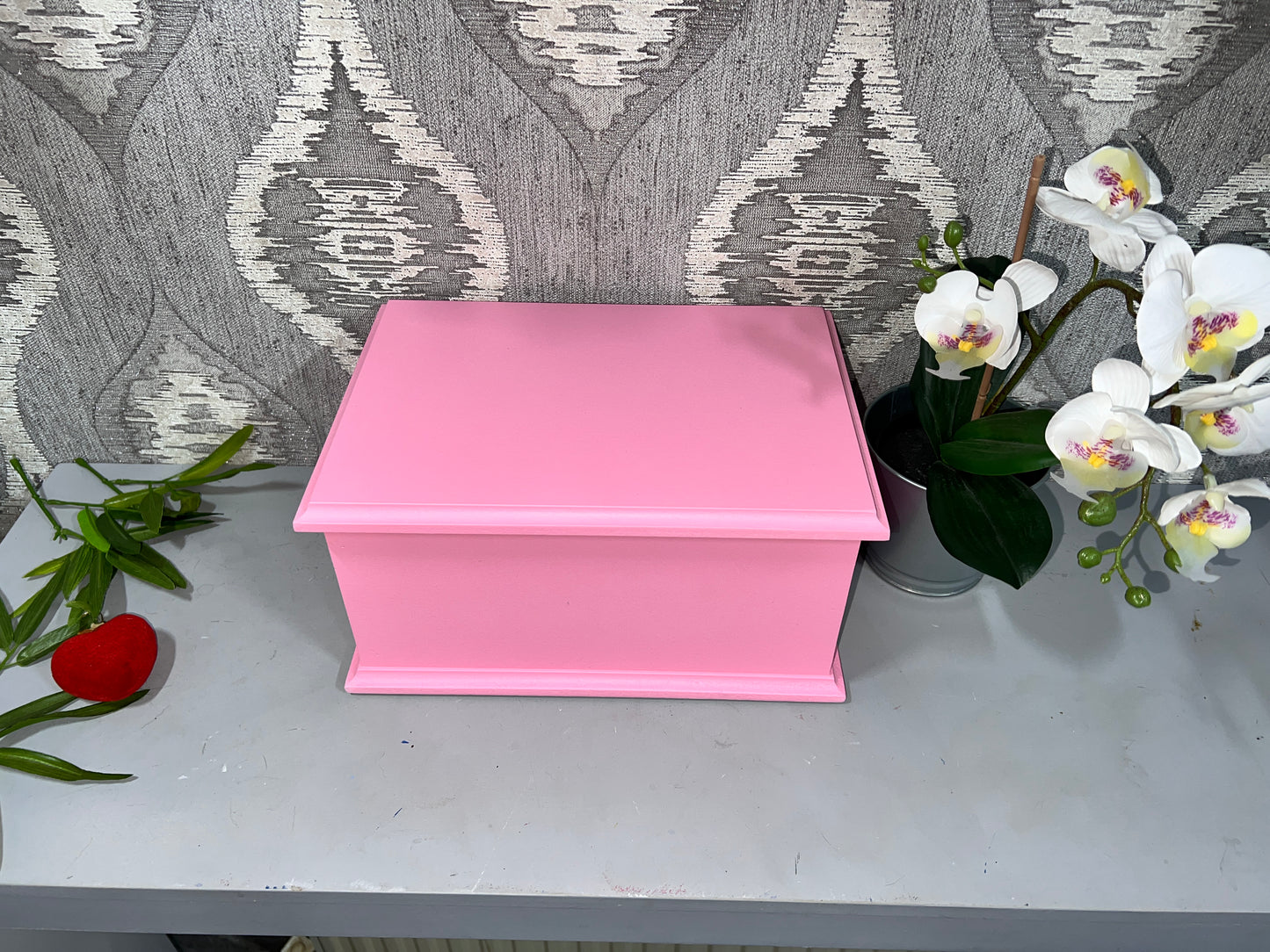 Plain Adult Ashes Casket | Handmade Wooden Memorial Box