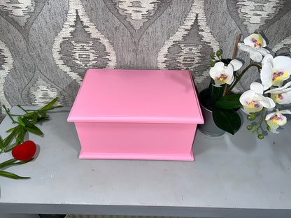Plain Adult Ashes Casket | Handmade Wooden Memorial Box