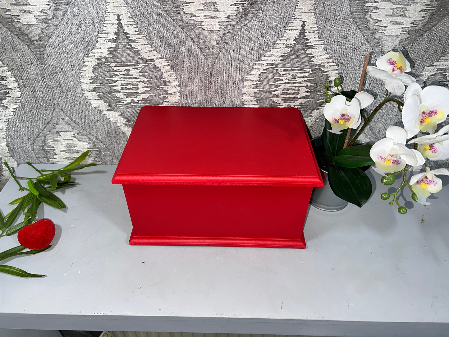 Plain Adult Ashes Casket | Handmade Wooden Memorial Box