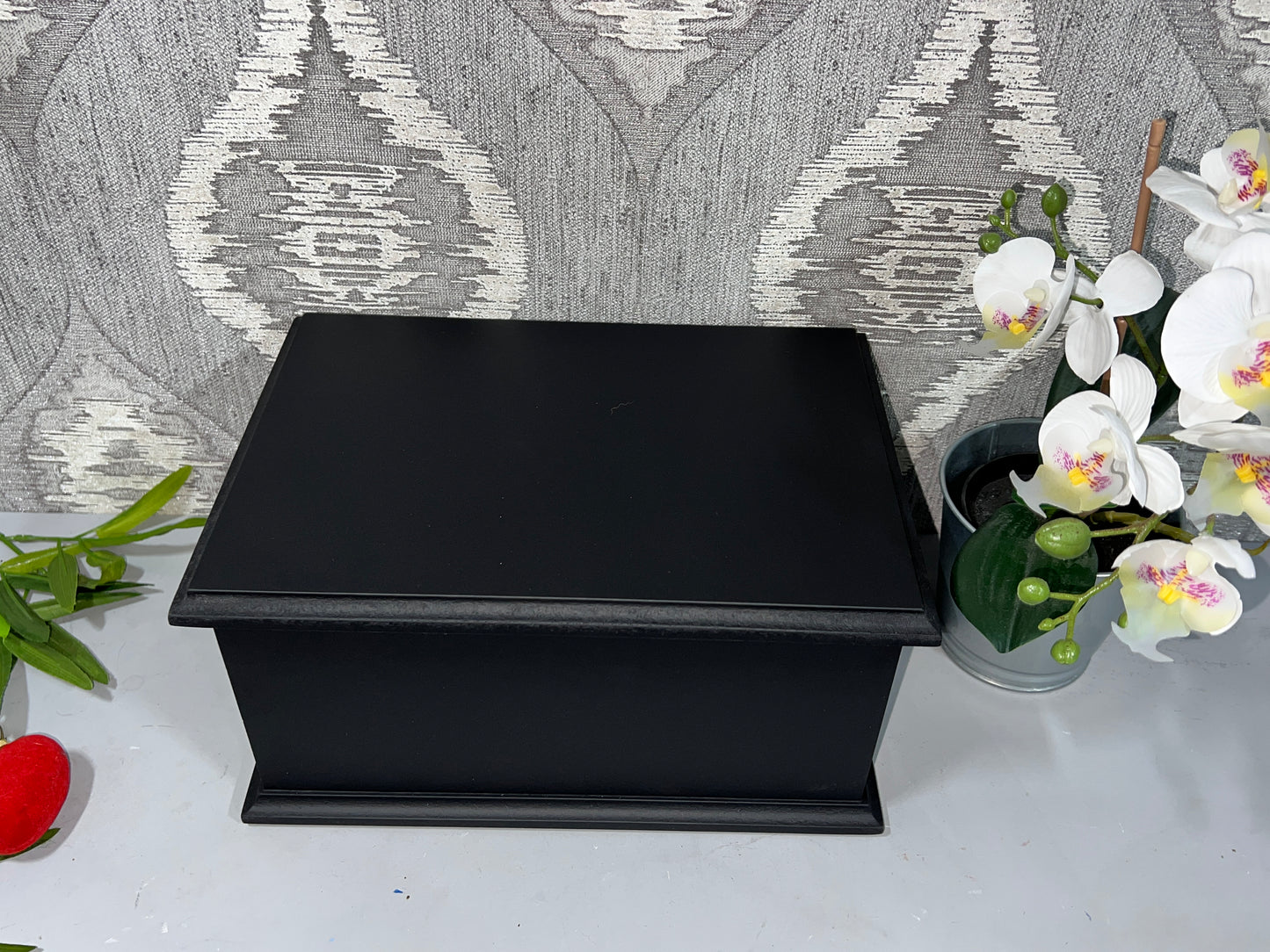 Plain Adult Ashes Casket | Handmade Wooden Memorial Box