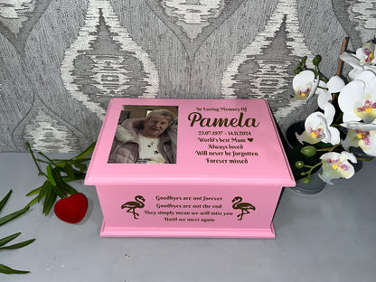 Kisses From Heaven Casket With Photo