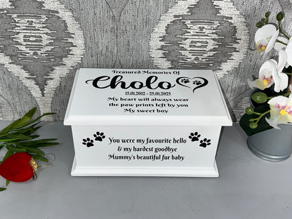 Peaceful Paws Casket