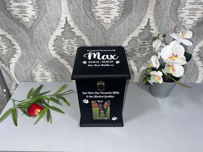 Little Paws Casket With Front Lock And Photo