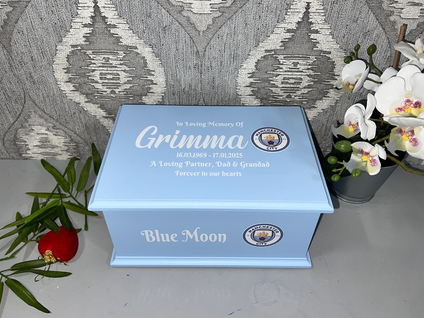 Manchester City - Themed Casket