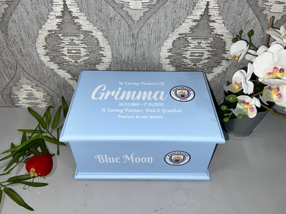 Manchester City - Themed Casket