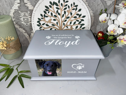 Faithful Friend Casket With Photo