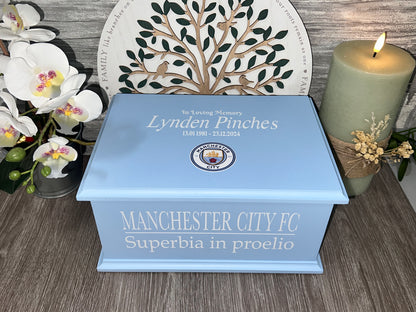 Manchester City - Themed Casket