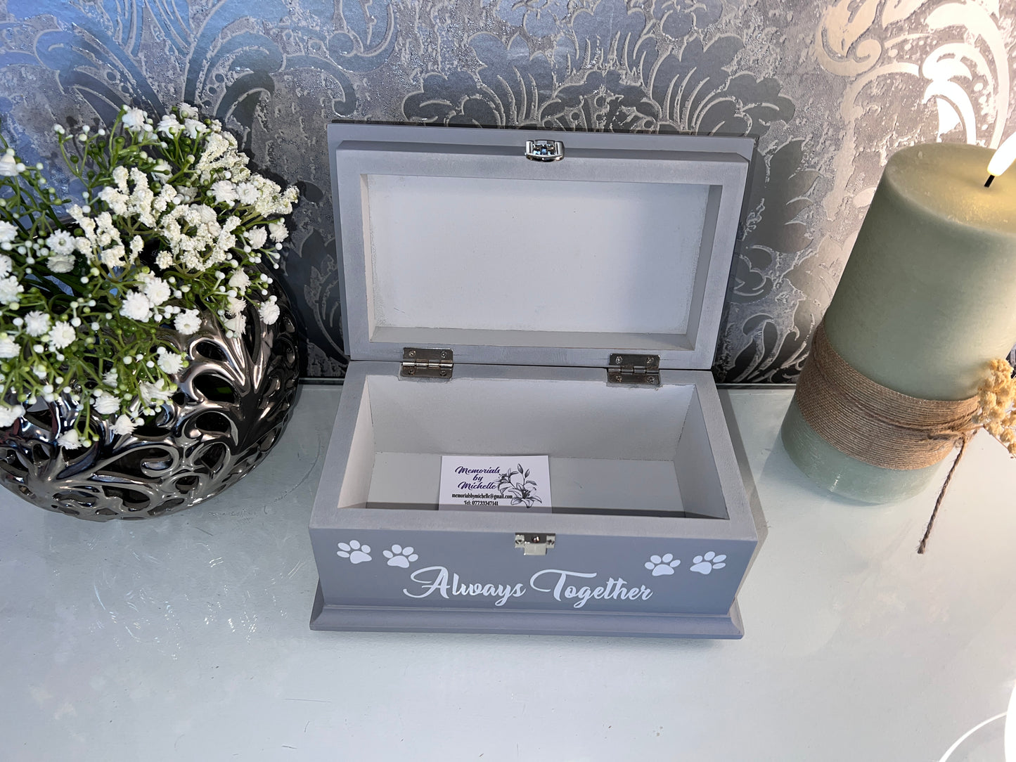 Peaceful Paws Casket With Front Lock