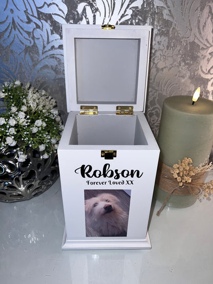 Little Paws Casket With Front Lock And Photo