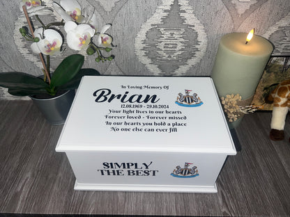 Sport Themed Casket