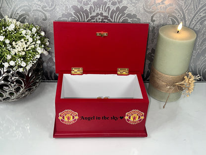 Part Ashes Football Themed Casket