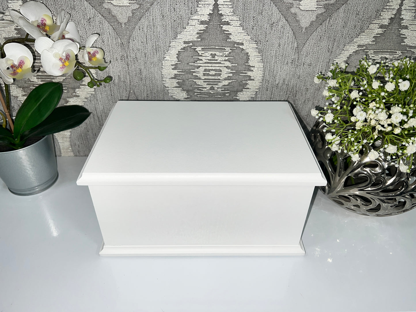 Plain Adult Ashes Casket | Handmade Wooden Memorial Box