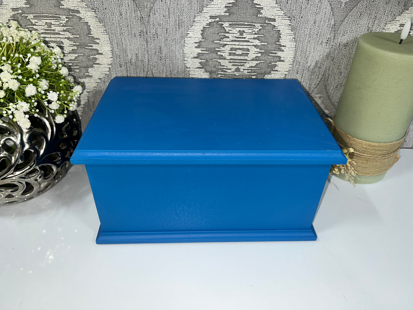 Plain Adult Ashes Casket | Handmade Wooden Memorial Box