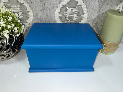 Plain Adult Ashes Casket | Handmade Wooden Memorial Box