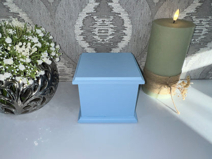 Small Plain Ashes Casket | Handmade Wooden Memorial Box
