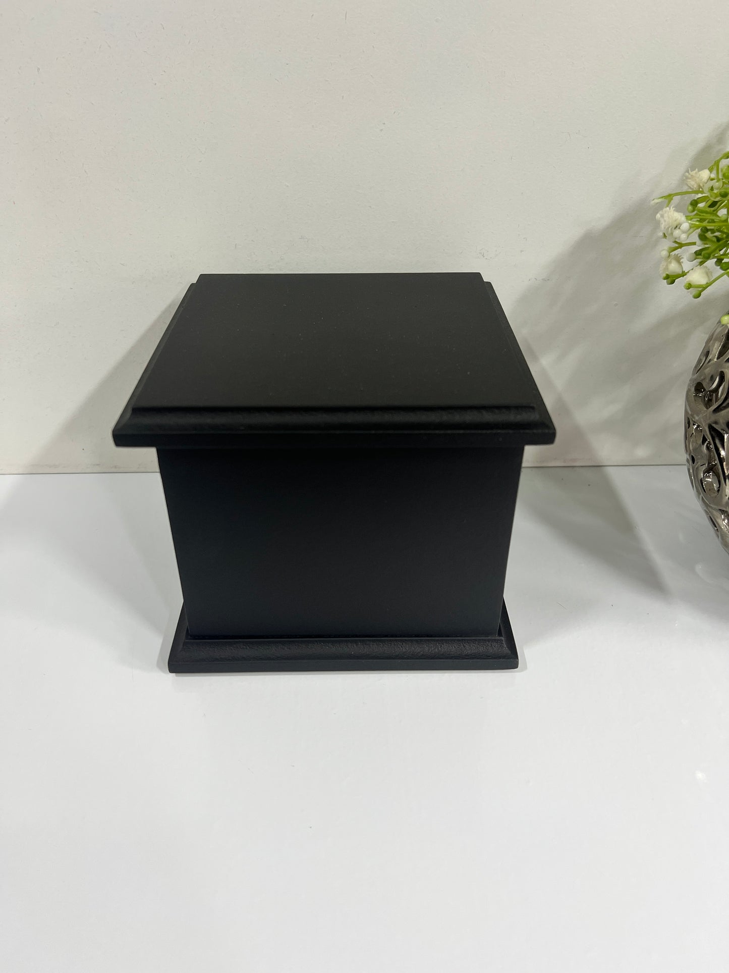 Small Plain Ashes Casket | Handmade Wooden Memorial Box