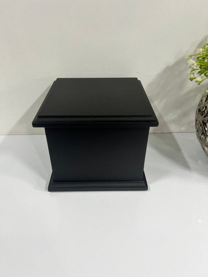 Small Plain Ashes Casket | Handmade Wooden Memorial Box