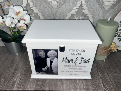 Personalised Extra Large Ashes Casket for Two Adults