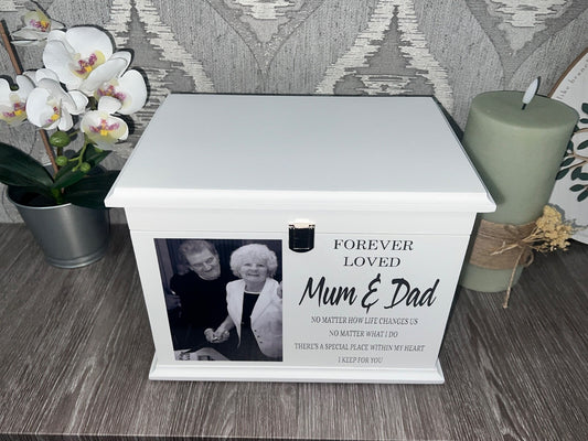 Personalised Extra Large Ashes Casket for Two Adults