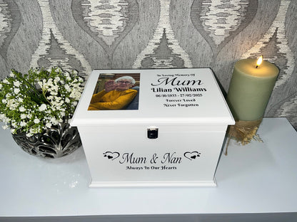 Personalised Extra Large Ashes Casket for Two Adults
